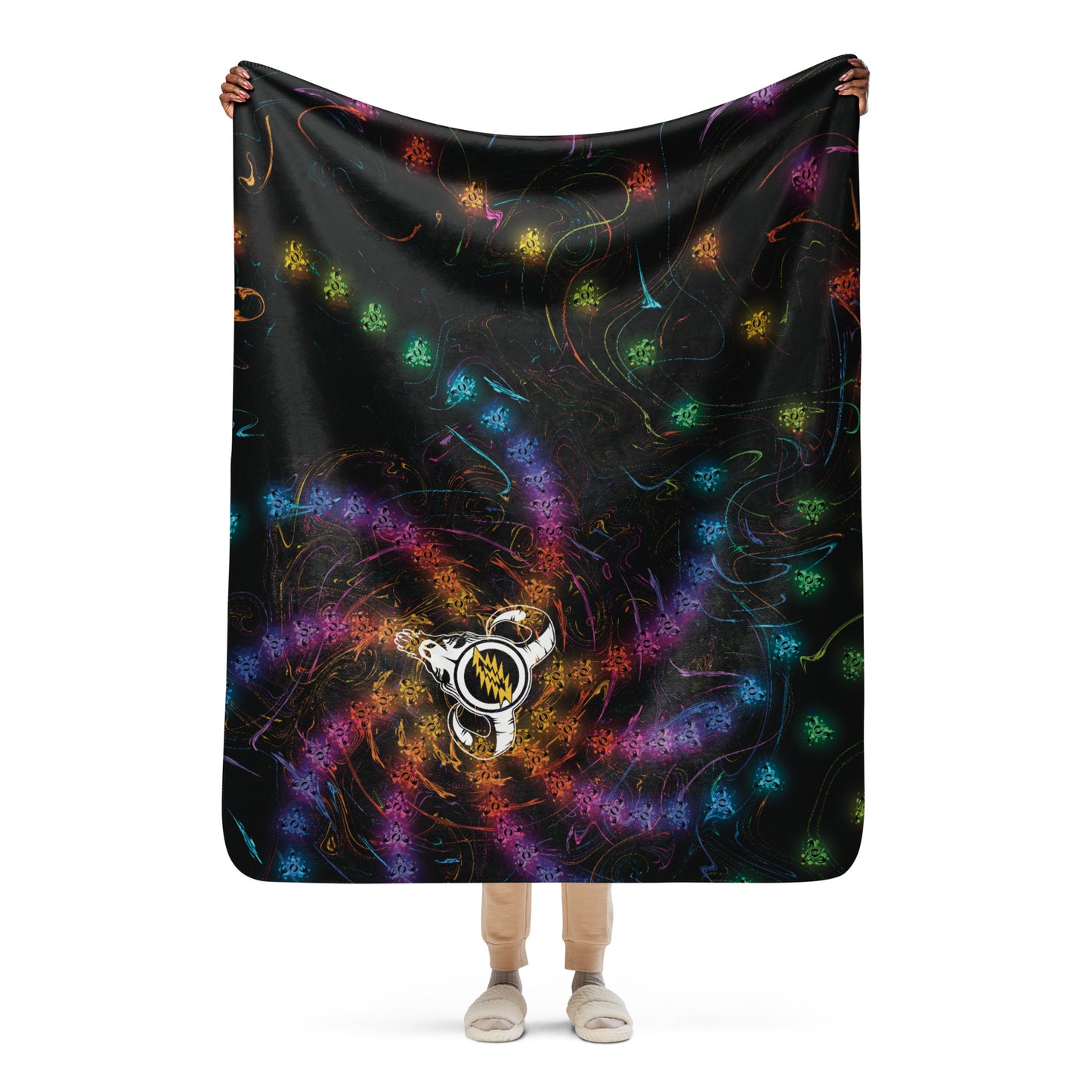 GRATEFUL GOAT Sunburst Sherpa Blanket