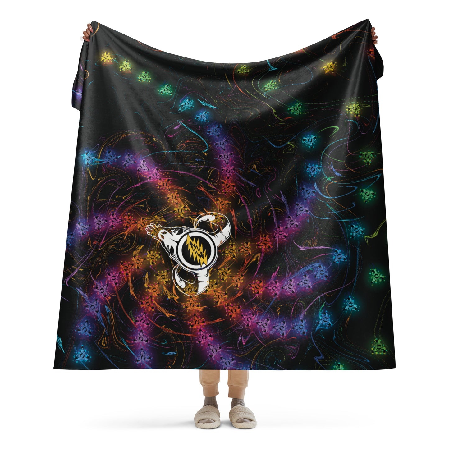 GRATEFUL GOAT Sunburst Sherpa Blanket