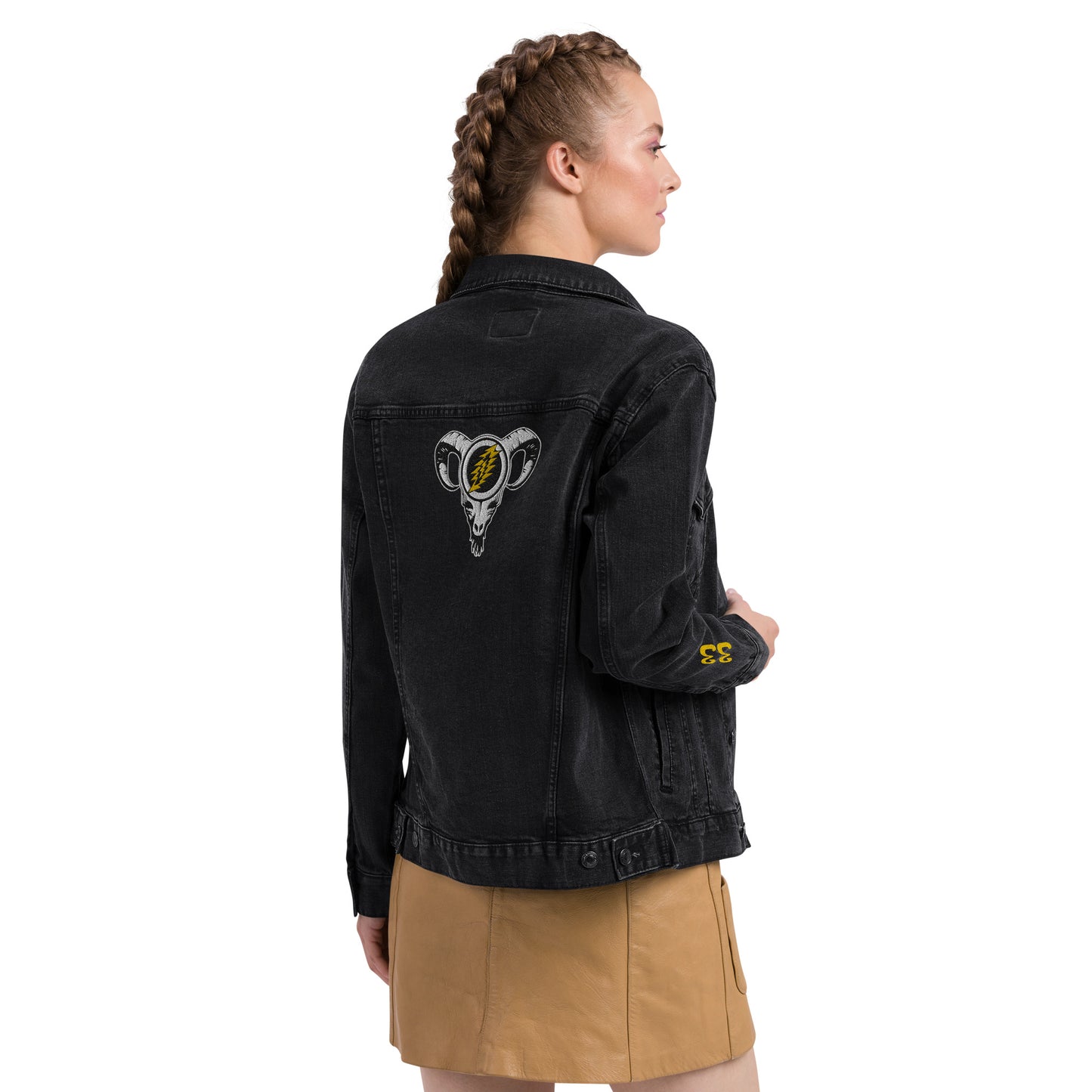 GRATEFUL GOAT unisex denim jacket